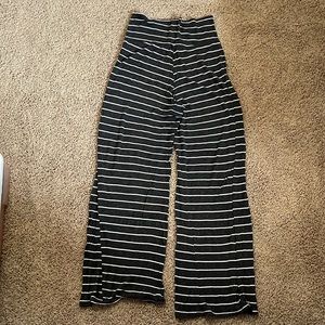 Striped grey and white pants